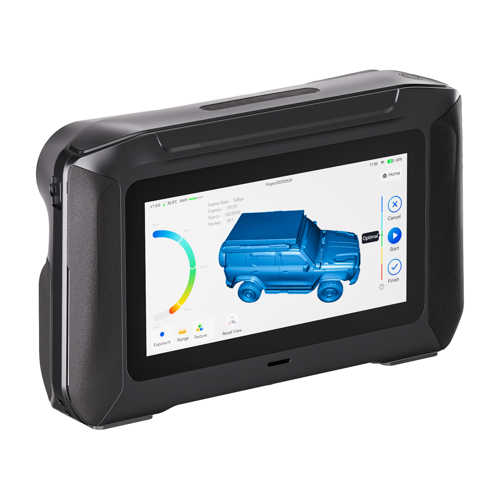 Фото Лазерный 3D сканер Creality Sermoon P1 (Беспроводной)